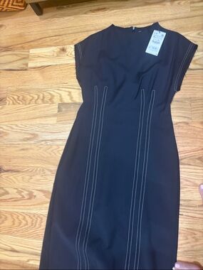 Zara | Dresses | Nwt Zara Ring Trim Knit Mini Dress With Gold Hardware |  Poshmark